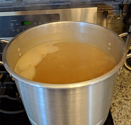 boiling wort